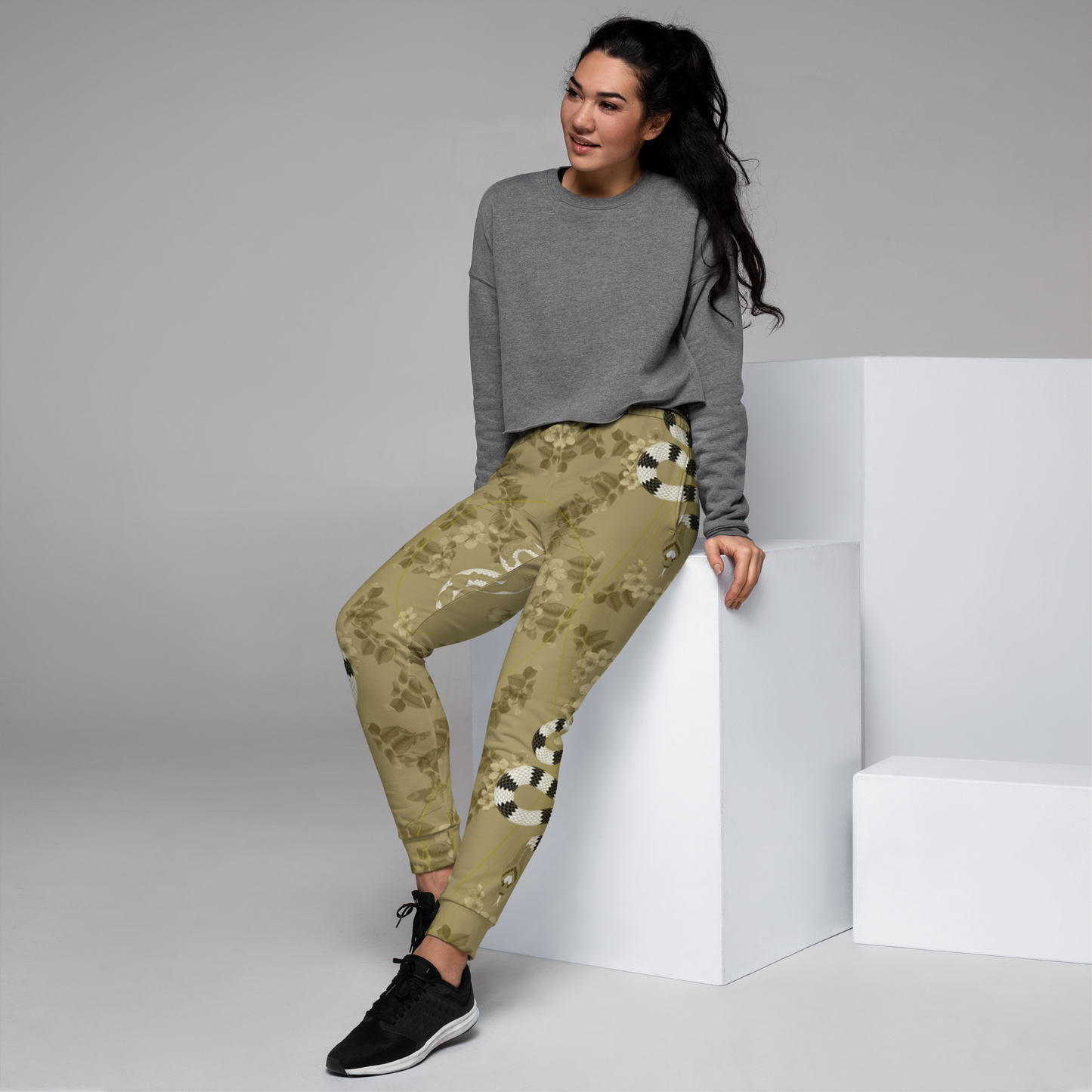 Gold Snake Joggers