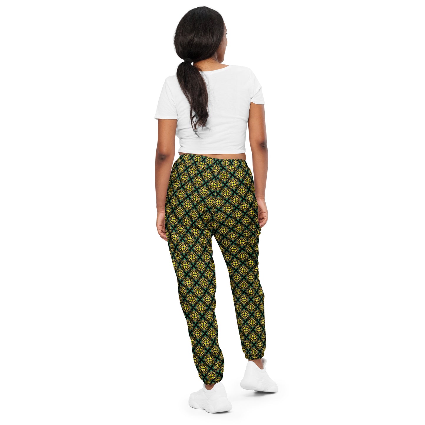 Happy Trippy Yellow Unisex Track Pants