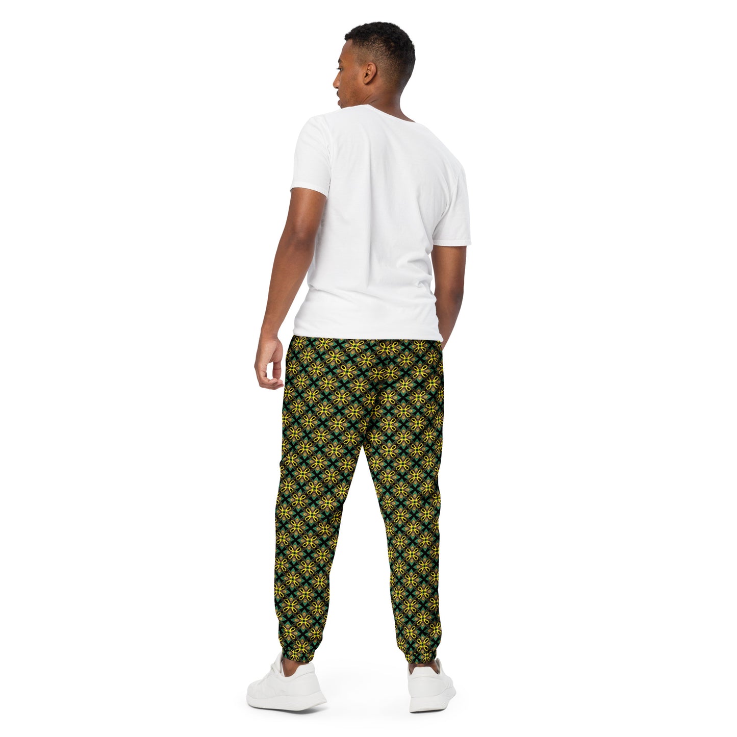 Happy Trippy Yellow Unisex Track Pants