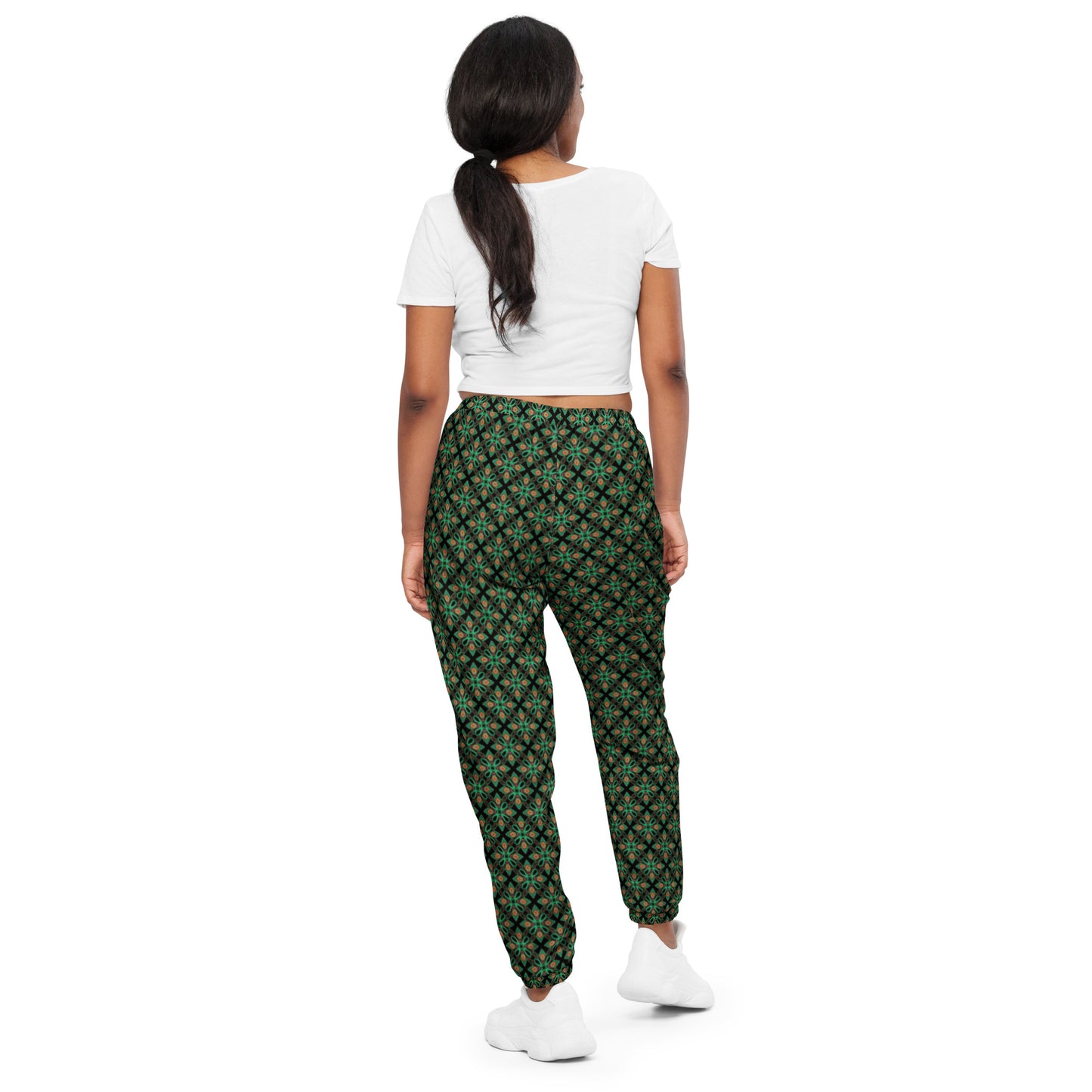 Happy Trippy Green Unisex Track Pants