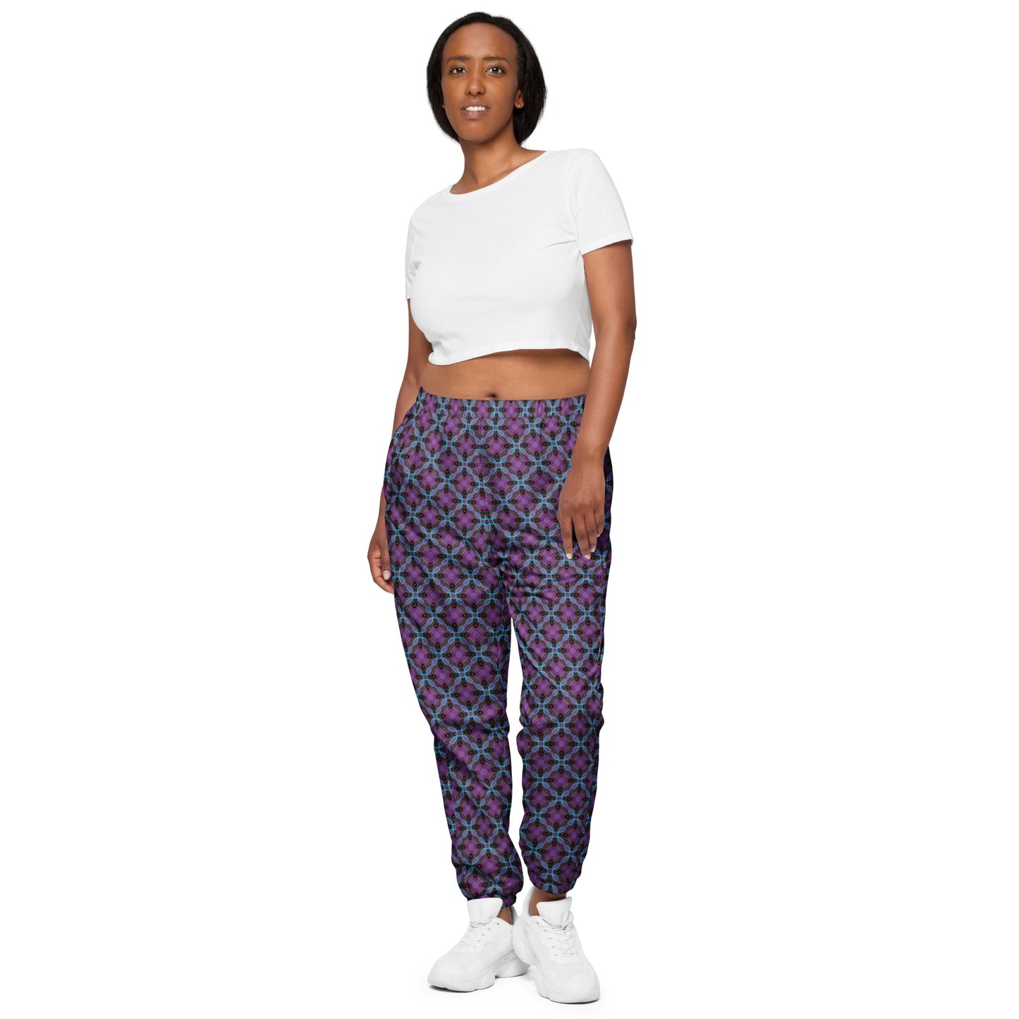 Happy Trippy Purple Unisex Track Pants