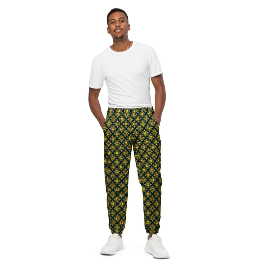 Happy Trippy Yellow Unisex Track Pants