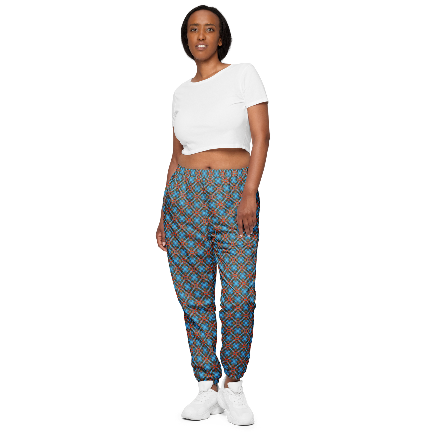 Happy Trippy Blue Unisex Track Pants