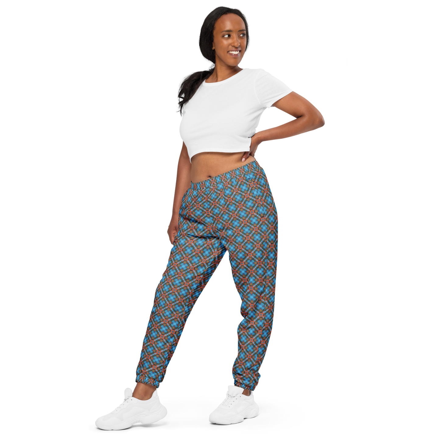 Happy Trippy Blue Unisex Track Pants