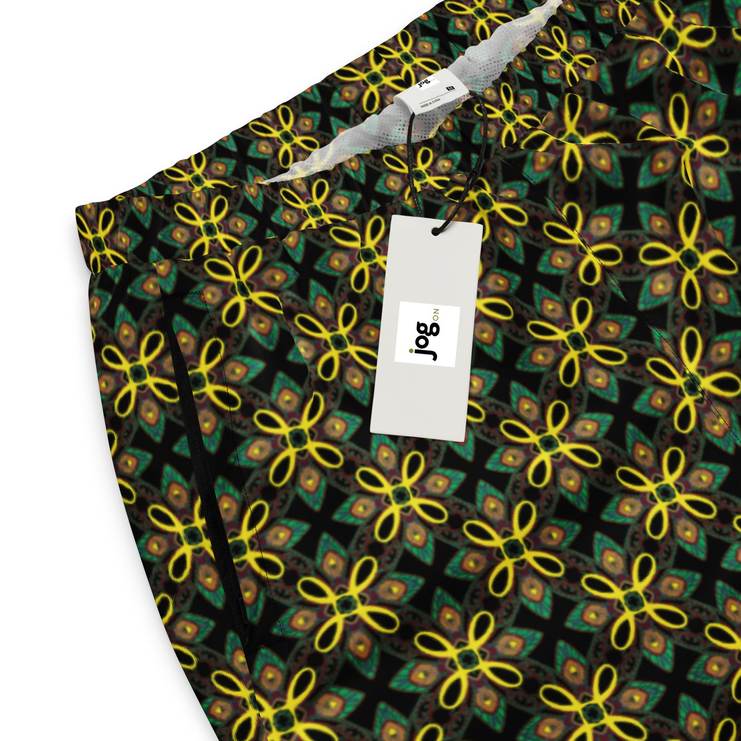 Happy Trippy Yellow Unisex Track Pants