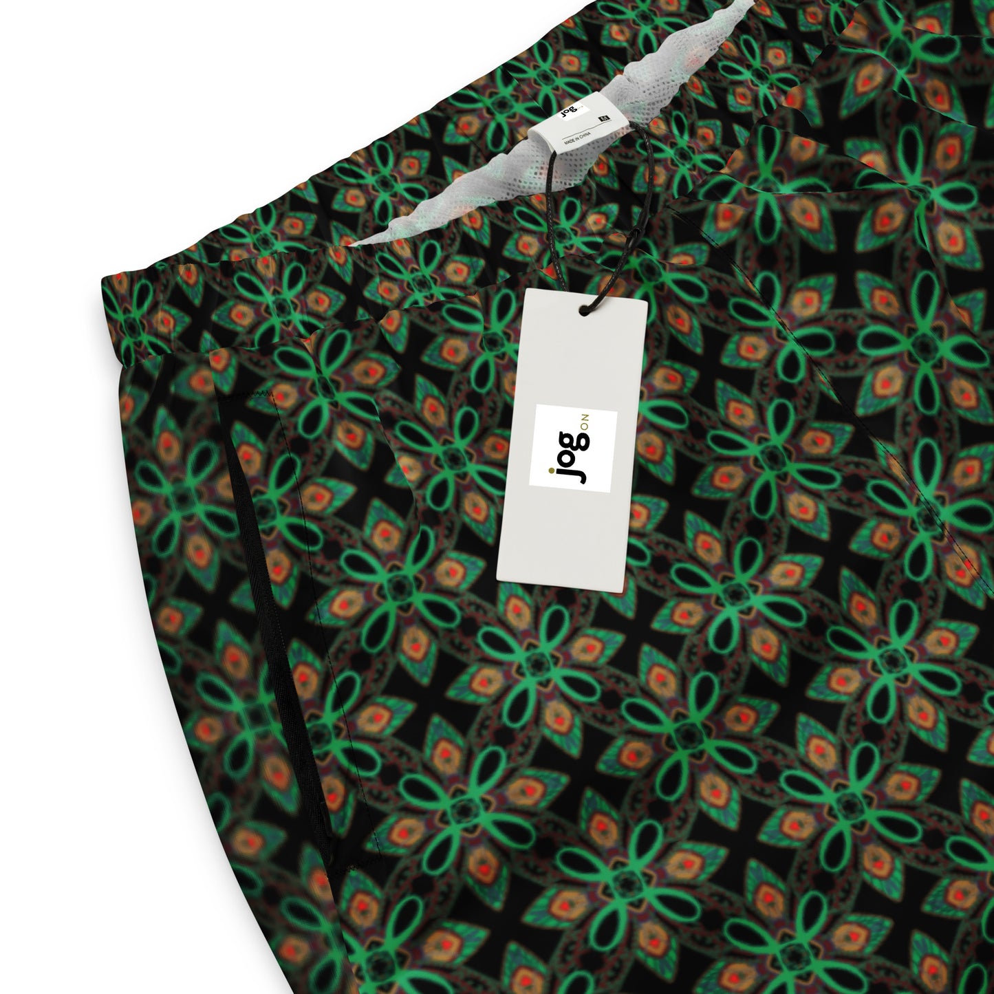 Happy Trippy Green Unisex Track Pants