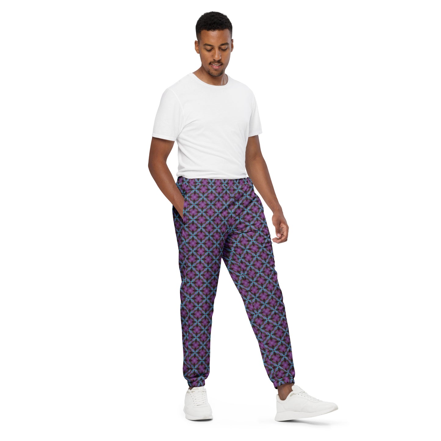 Happy Trippy Purple Unisex Track Pants