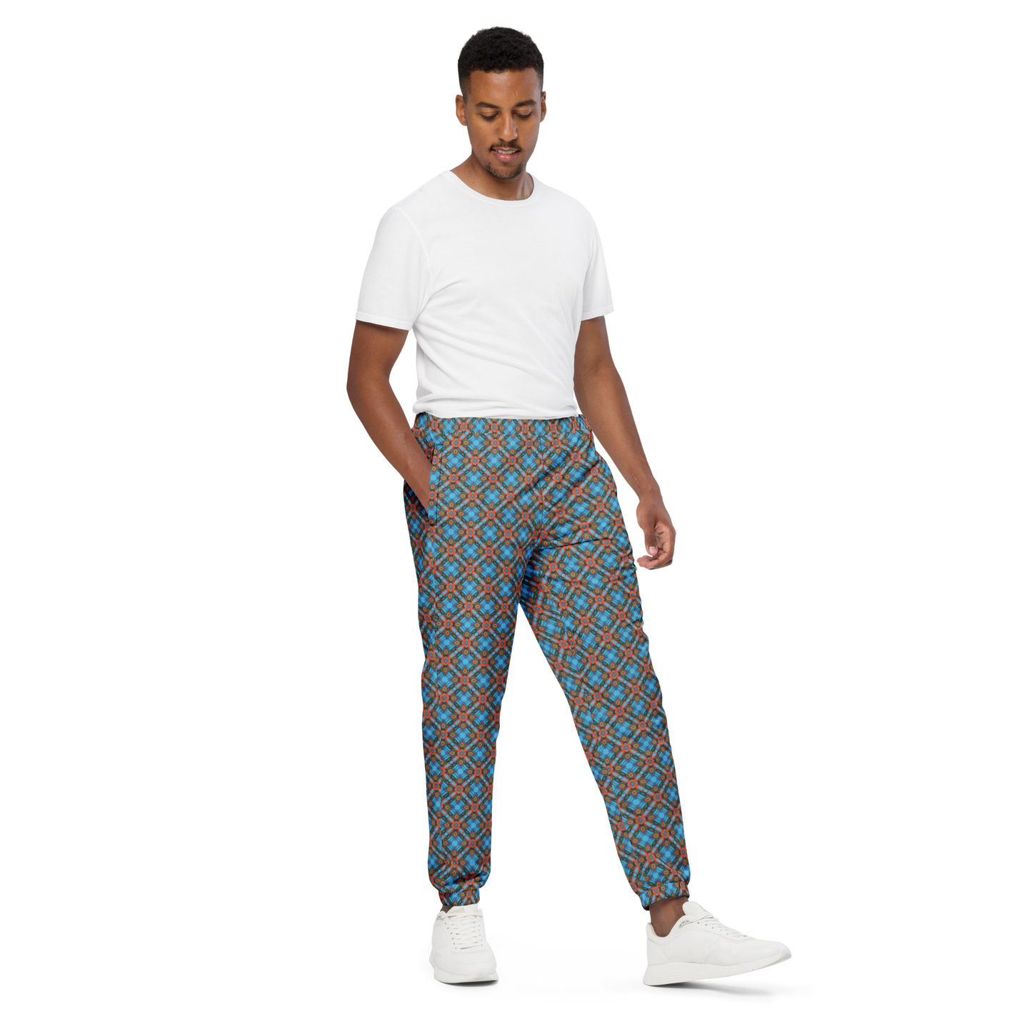 Happy Trippy Blue Unisex Track Pants