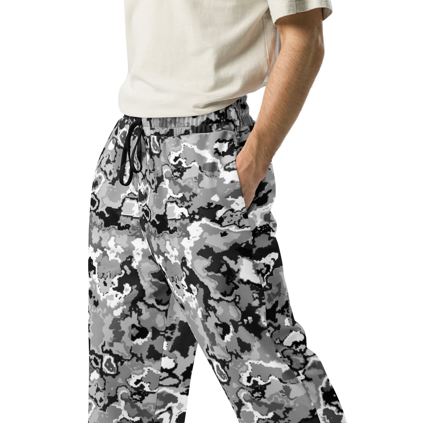 Digital Camo - Mono - Wide-Leg Joggers