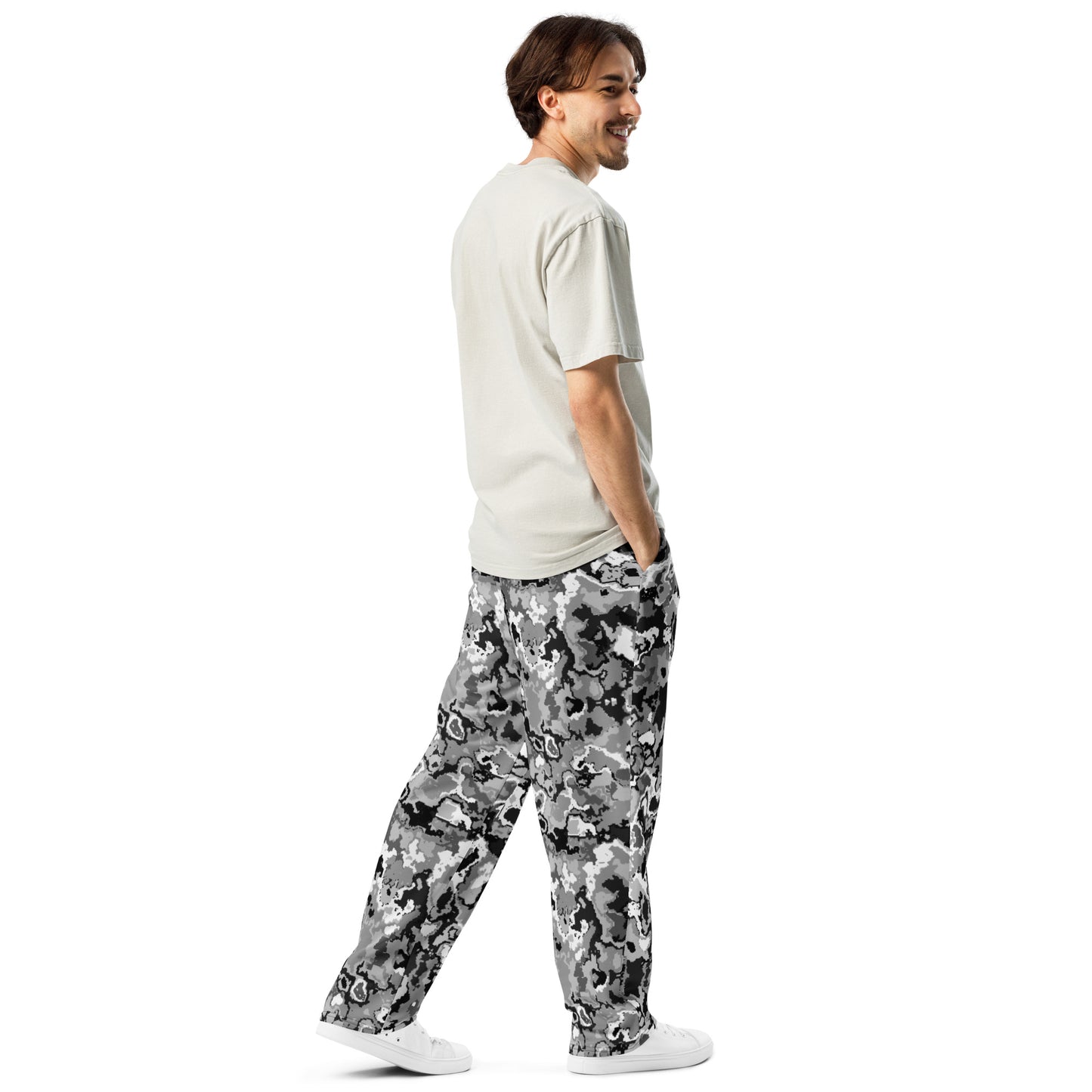 Digital Camo - Mono - Wide-Leg Joggers