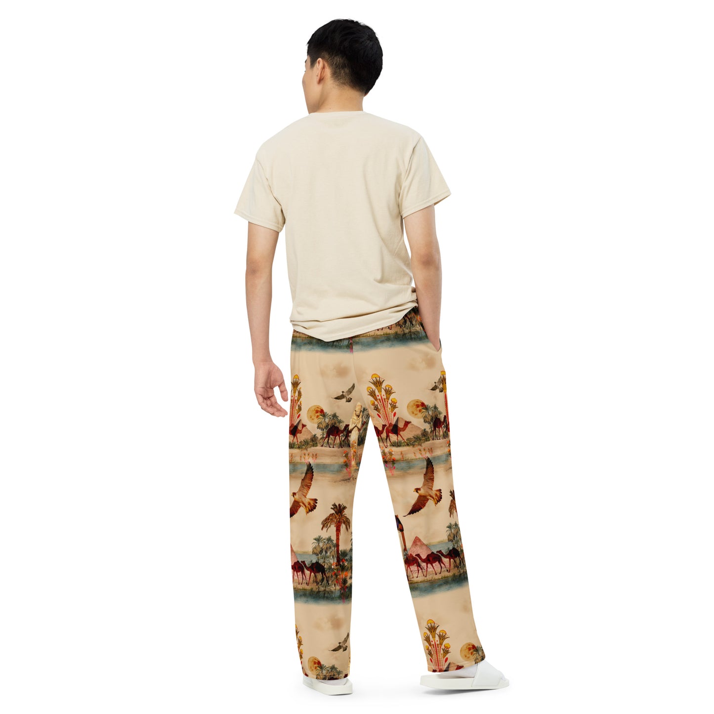 Walk Like An Egyptian Unisex Wide Leg Pants