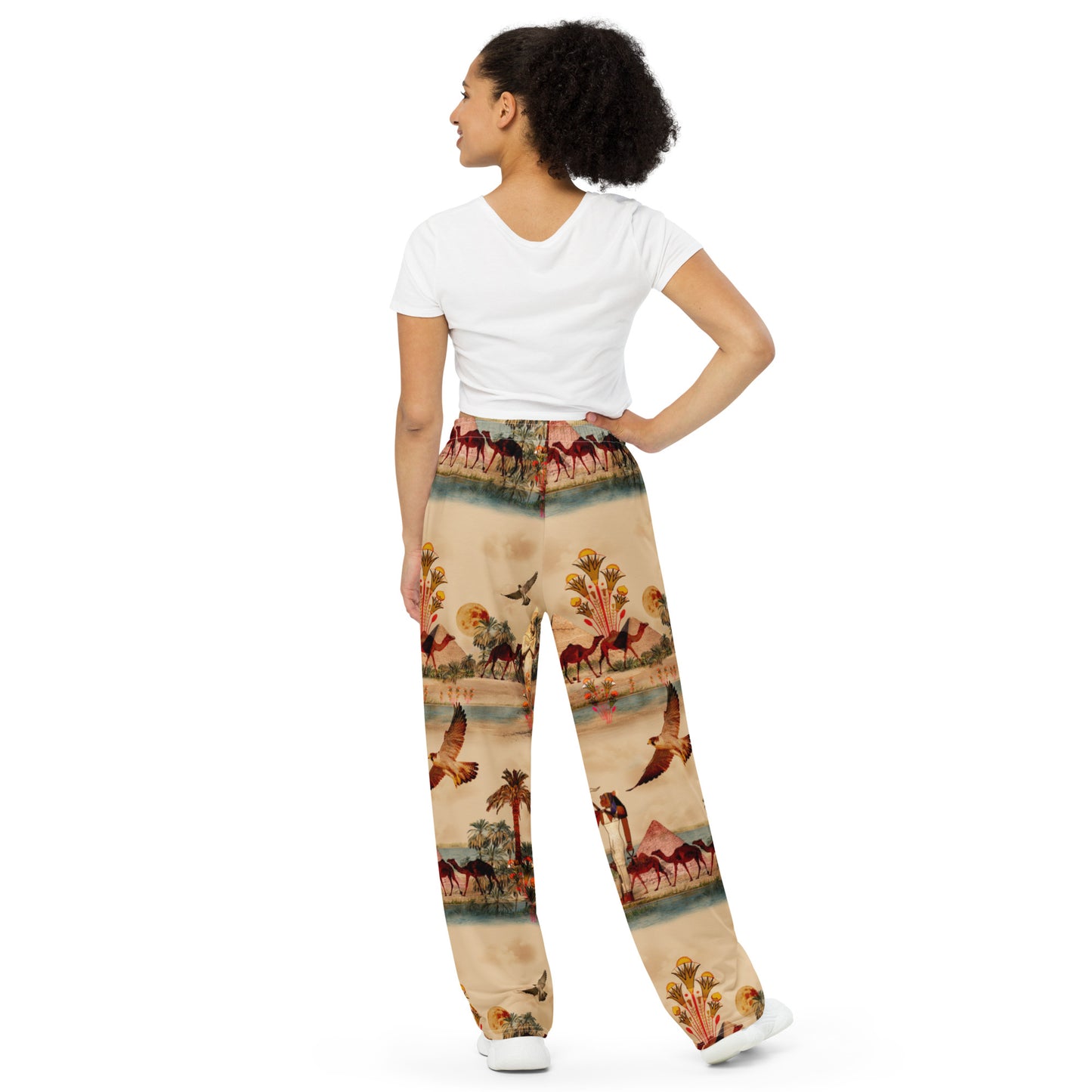 Walk Like An Egyptian Unisex Wide Leg Pants