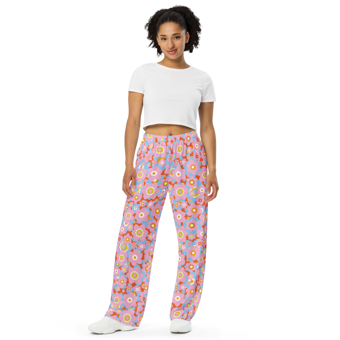 Camo Garden Love Wide Leg Pants