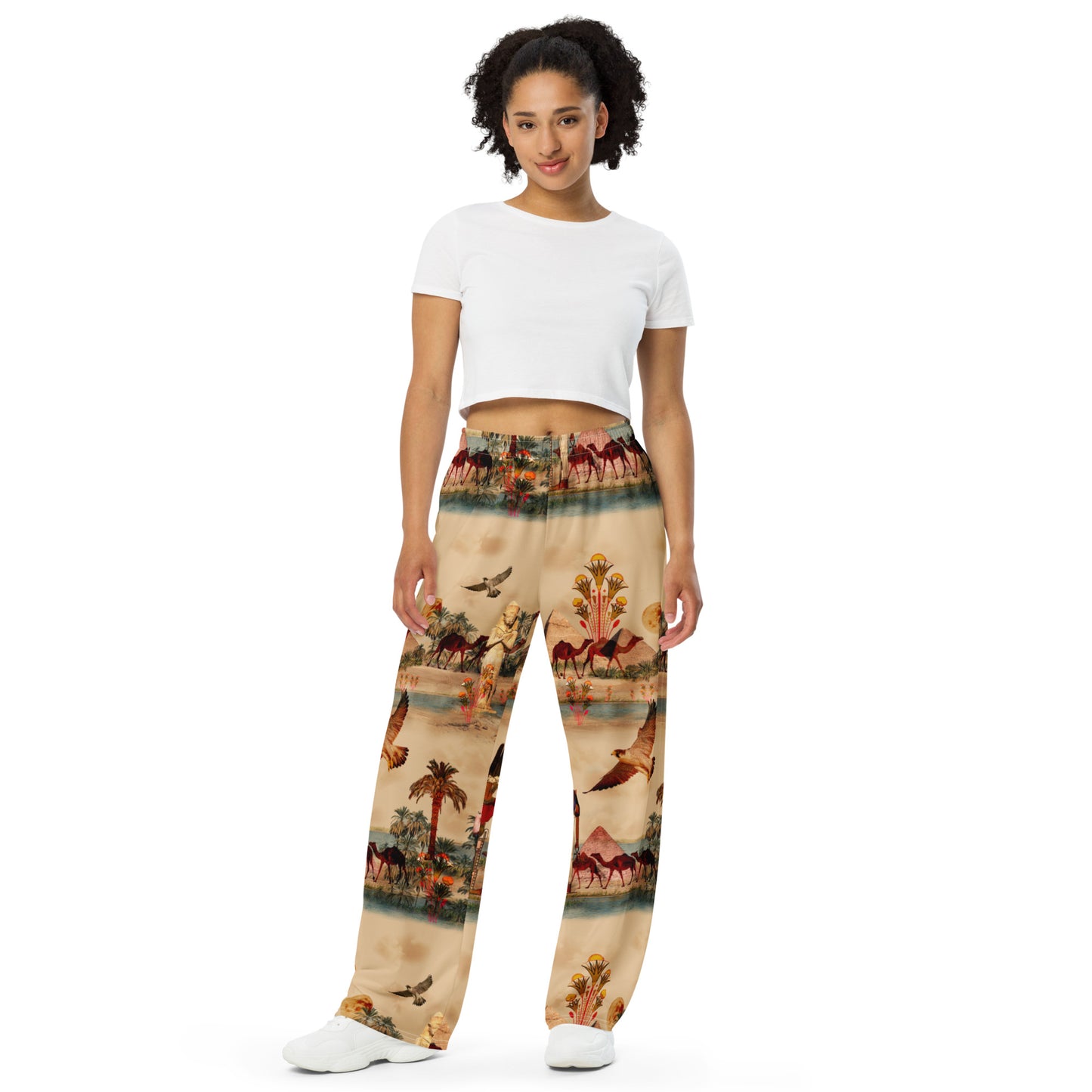 Walk Like An Egyptian Unisex Wide Leg Pants