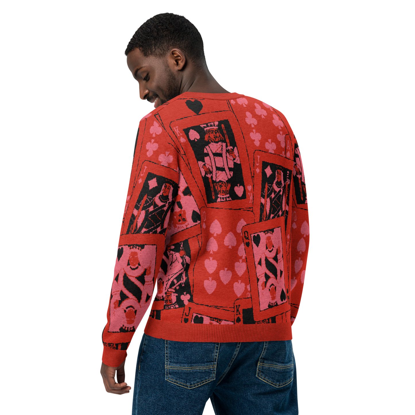 Play-Me Knitted Crew Neck Sweater